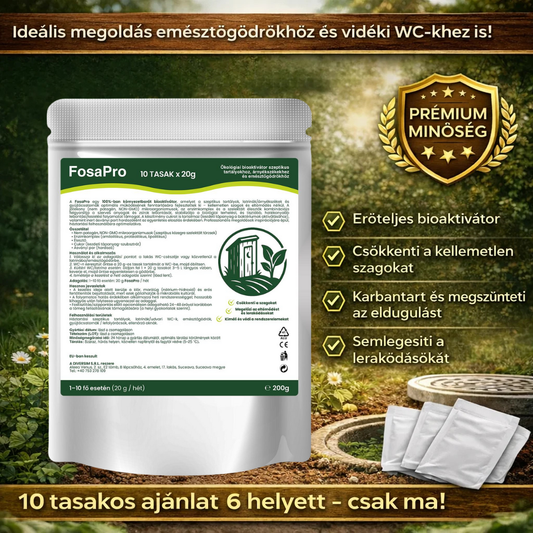 FosaPro - bioaktivátor emésztőgödrökhöz / latrinákhoz